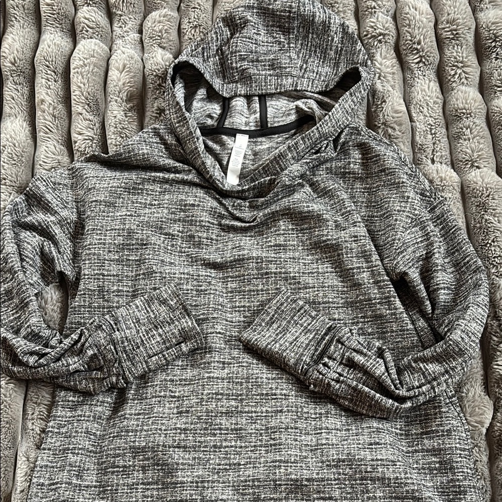 Heather Gray Hooded Sweater